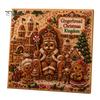 Seasonal DIY Art Supplies Xmas Faux Pearl Kit, Santa Claus Reindeer Painting Calming Hands On Hobbies Sparkling 3D Festive Wall Craft Kit for Adults,