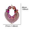 5pcs Filigree Charms For Jewelry Making Supplies Handmade Earring Necklace Pendant Charm Vintage Boho Accessories DIY Components