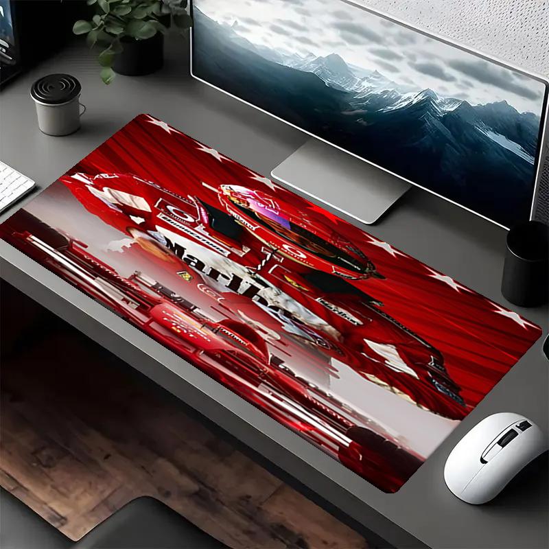 Michael Schumacher Theme Mouse Pad, Non Slip Rubber Base, Multifunctional Office & Home Decor, Perfect for Workspace Personalization.