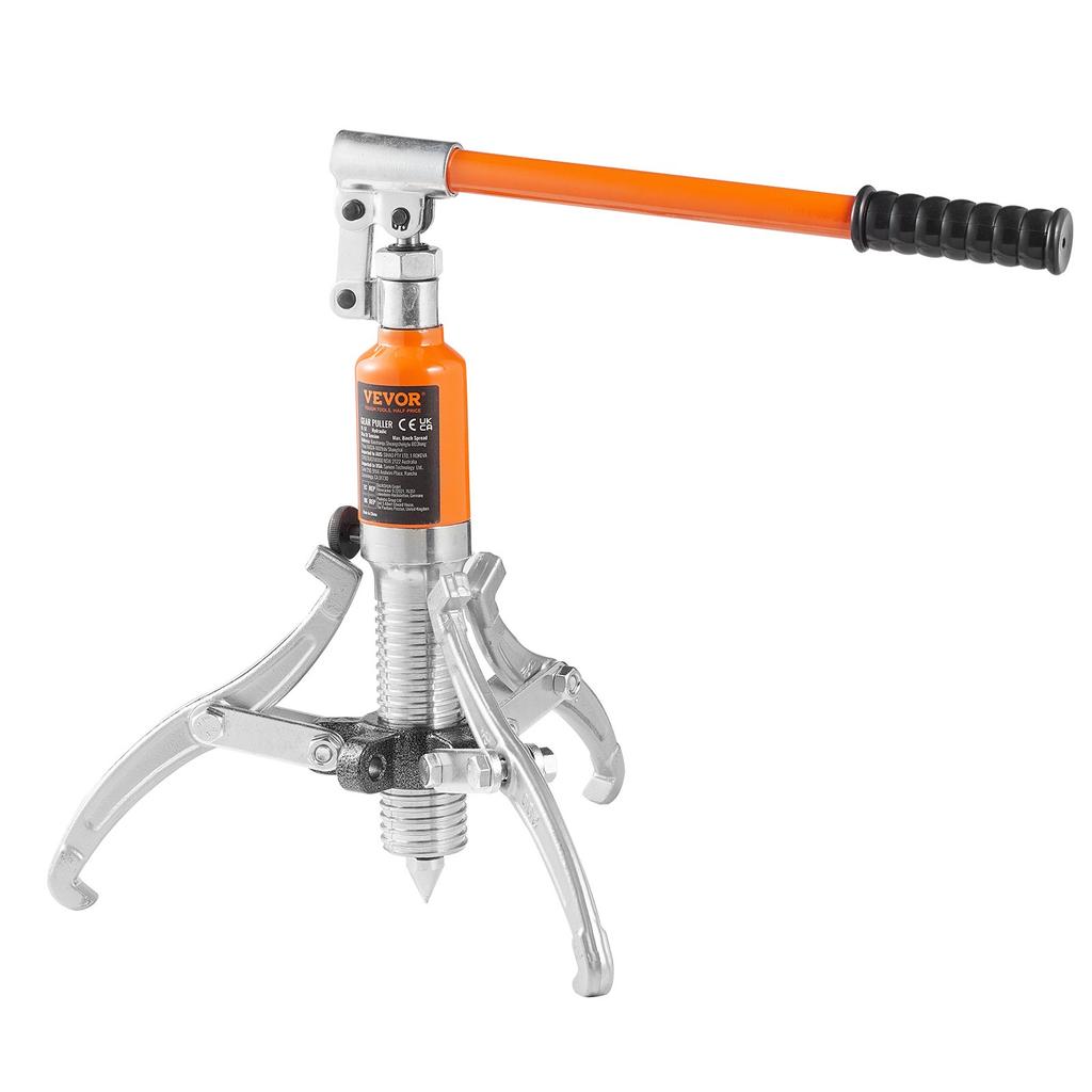 VEVOR Hydraulic Gear Puller, 5 Ton Max Capacity Wheel Bearing Pulling Separator, 2 or 3 Jaws Puller, Vertically and Horizontally