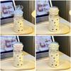 500ml Water Bottle Large Capacity Beverage Bottle Cute Water Cup  Outdoor