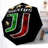 1 szt. Solidny parasol automatyczny z 8 żebrami, Parasol Klubu Piłkarskiego Juventus, Z nadrukiem cyfrowym, Składany parasol do użytku na zewnątrz w podróży