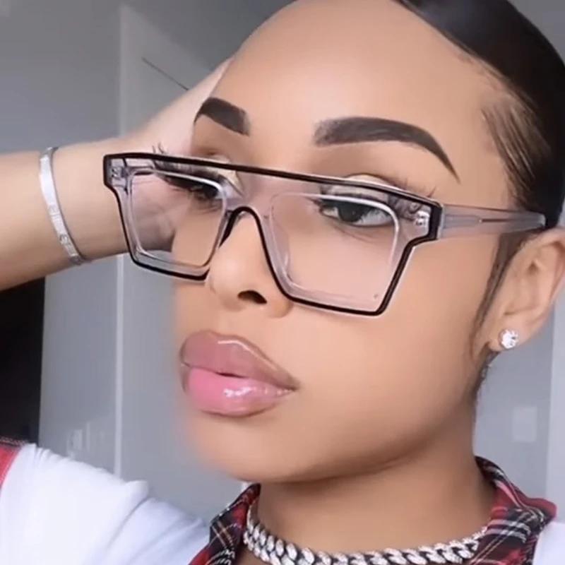 SHAUNA Ретро TR90 квадратная женская оправа для очков ярких цветов Мужская оптическая — фото 4