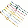 Silicone Teether Pacifier Strap Baby Dummy Clip Soother Chain Pacifier Strap Teether Toy Newborns Pacifier Chain Clip