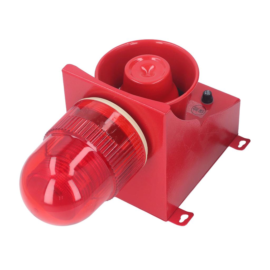 Industrielle Sirene 40W 130dB Hohe Dezibel Starke Helligkeit IP65 Wasserdicht LED Stroboskop Hupe Alarm