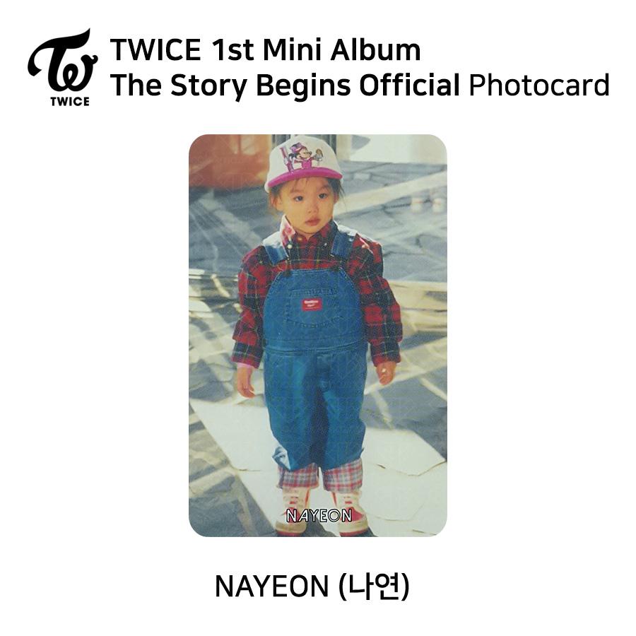 

TWICE 1-й міні-альбом The Story Begins Офіційна фотокартка PINK Version KPOP NAYEON - B