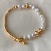 Baroque Pearl Bracelet Bracelet OT Buckle Natural Fluid Design Bracelet Advanced Sense Small Fresh