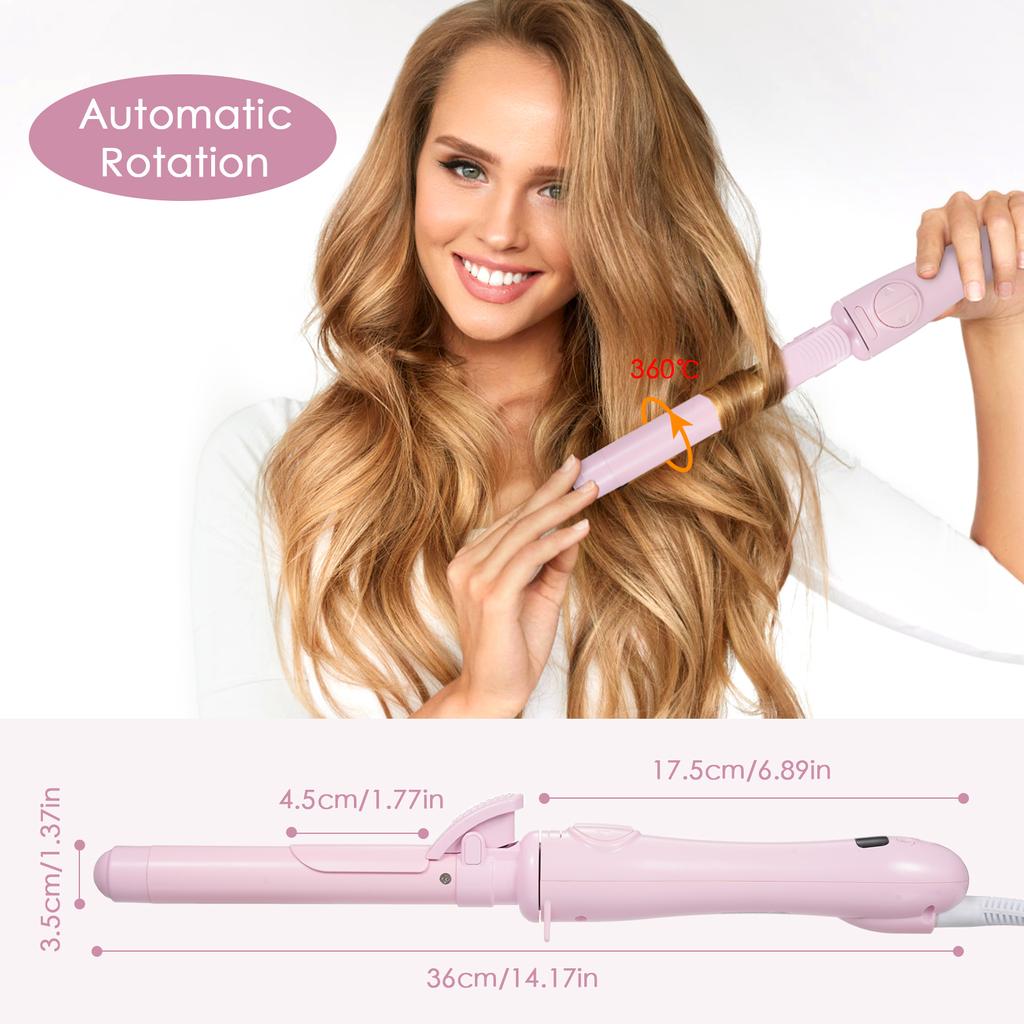 Automatic Curling Porcelain Rotating Electric Curling Iron Automatic Hair Curler Big Wave Curls