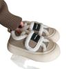 New velvet niche design breadboard shoes women's winter warm casual shoes Velcro cotton shoes
