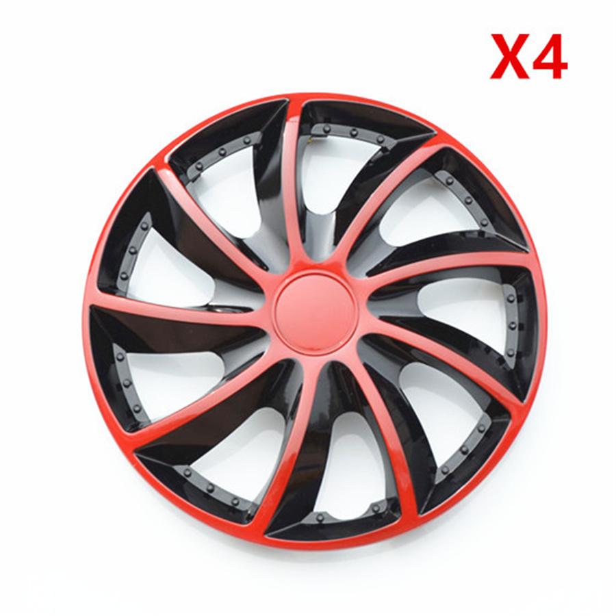 4Pcs/Set Universal Car Wheel Cap 14" Hubcap Wheel Covers Automobile Rim Skin Cover Auto Decoration Accessories