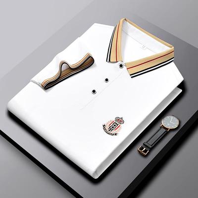 Vīriešu vasaras polo krekls — moderns, moderns, elpojošs kokvilnas t-ī
