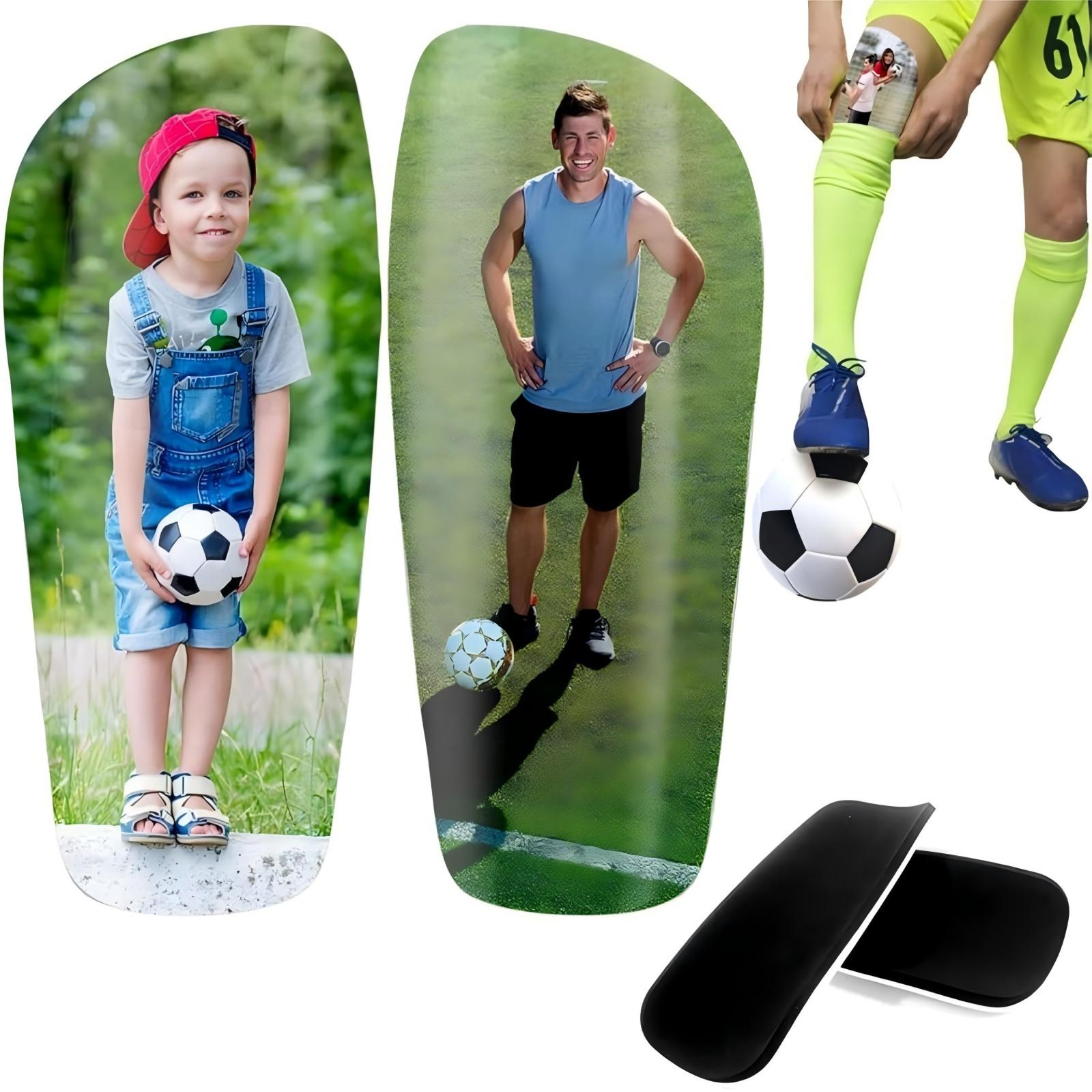 

Индивидуальная печать Взрослый Детский Футбол Спорт Защита от столкновений Щиток для голени Ремешок Защита стопы S белый