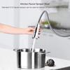 Durable Plastic Faucet Adapter Universal Pull-out Type Tap Head Anti-splash Adjustable Shower Nozzle Sprayer Replacement Tap