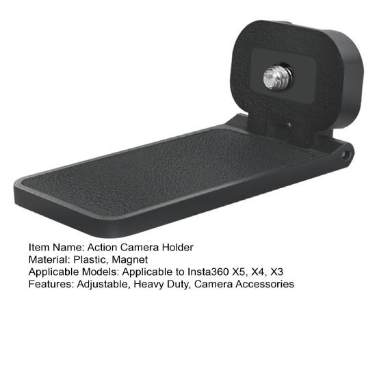 Magnetic Action Camera Mount Stand for Insta360 X3 X4 X5 Adjustable Sports Camera Magnet