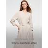 ELLE French Style V-Neck Shirtdress