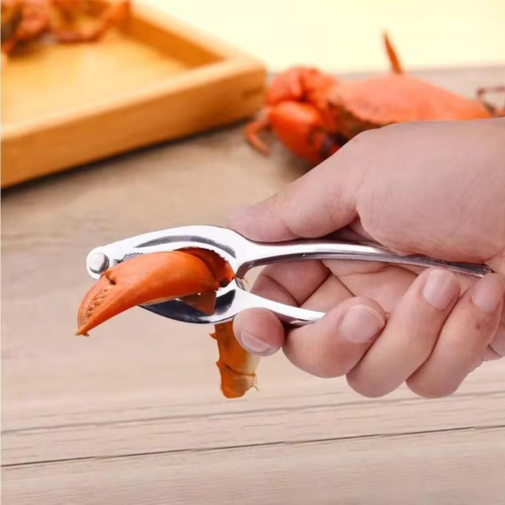 1 Set Stainless Steel Crab Fork Seafood Tools Lobster Cracker Forks Nut Cracker Shell Claw Lobster Shellers Crab Leg Cracker Kit
