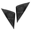 Pack Of 2 Easy Installation Speaker Panel Auto Car Door Speaker A Pillar Cover Trim Tweeter Panel Seamless Fit ABS Black