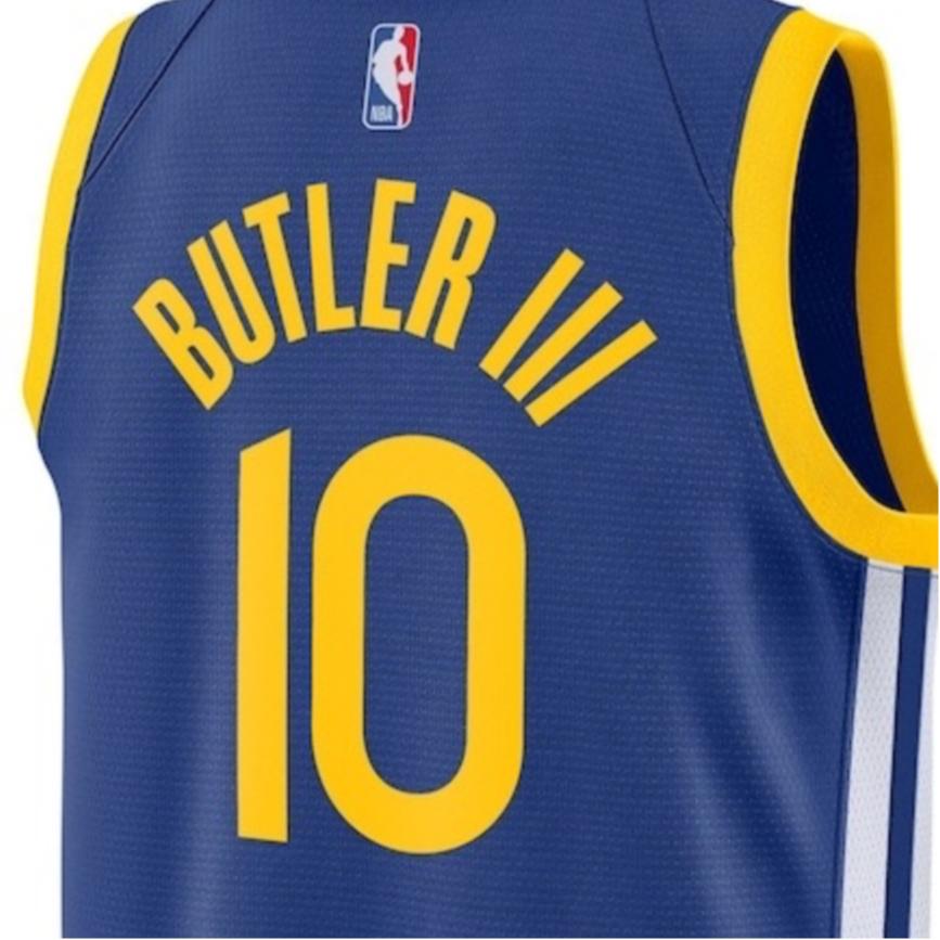 Nike Golden State Warriors NBA Butler 10 Blue Away Basketball Jersey Men Jersey DN2005-406