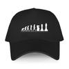 Men Outdoor Snapback Hats Boyfriend Cap Chess Player Evolution Cotton Baseball Caps
