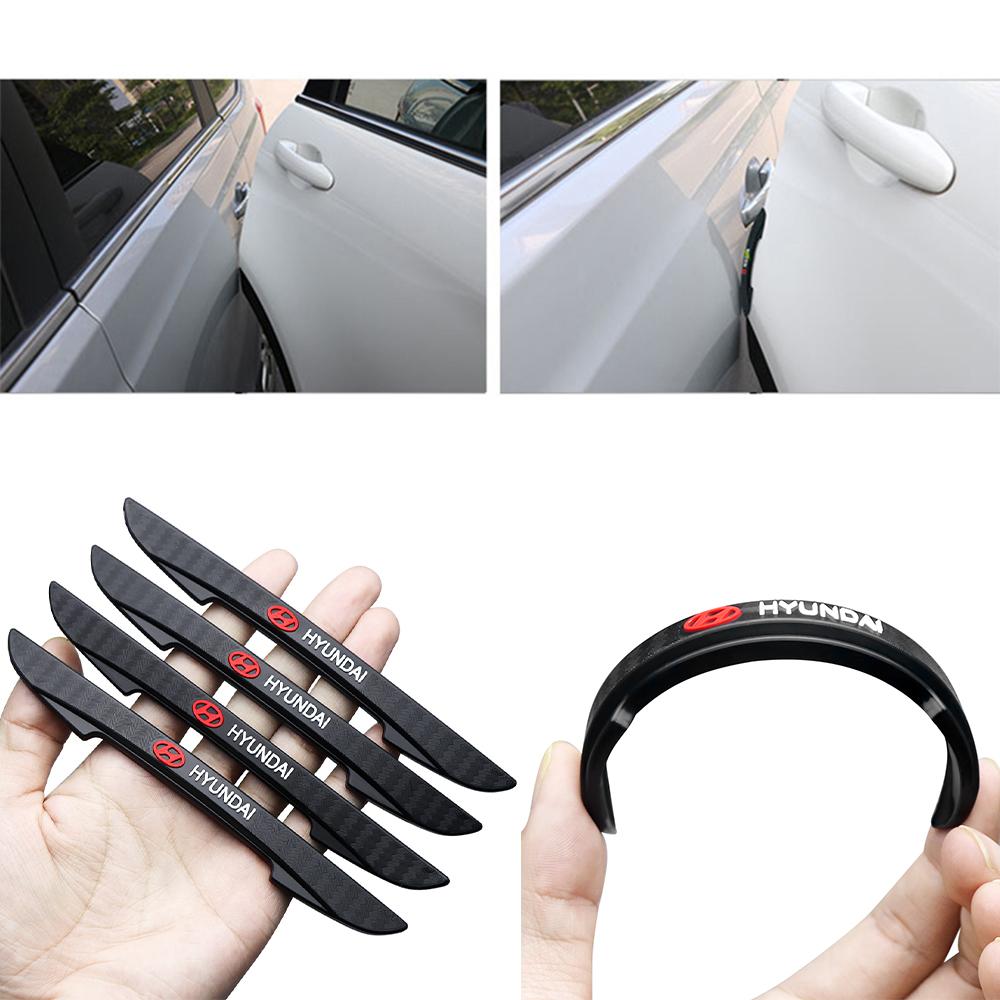 4Pcs Car Styling Auto Door Rearview Mirror Anti-collision Trim Sticker For Hyundai I10 I30 I40 IX20 IX35 Tucson Solaris Accent R5