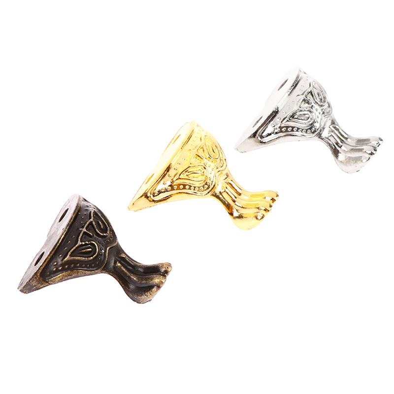 8 Stück Antikschmuck Geschenkbox Holzkiste Dekorative Füße Bein Eckenschutz