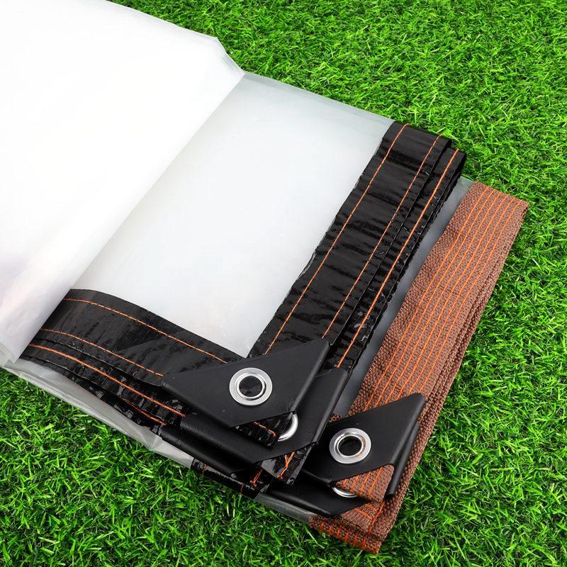 85% Clear PE Rainproof Cloth Home Window Transparent Windproof Screen Keep Warm Film Outdoor Pergola See Through Tarp Curtain