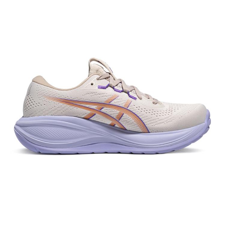 Women's Sneakers ASICS GEL CUMULUS 28 Running Shoes Women's Low Top Oatmeal/Fresh Air