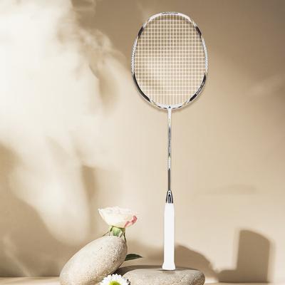 Raqueta de bádminton de carbono Raqueta individual (22 libras roscadas)