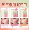 Farveskiftende Roterende Rouge, Contouring Rouge Rouge, Naturlig Nude Makeup Mat Rouge Stift