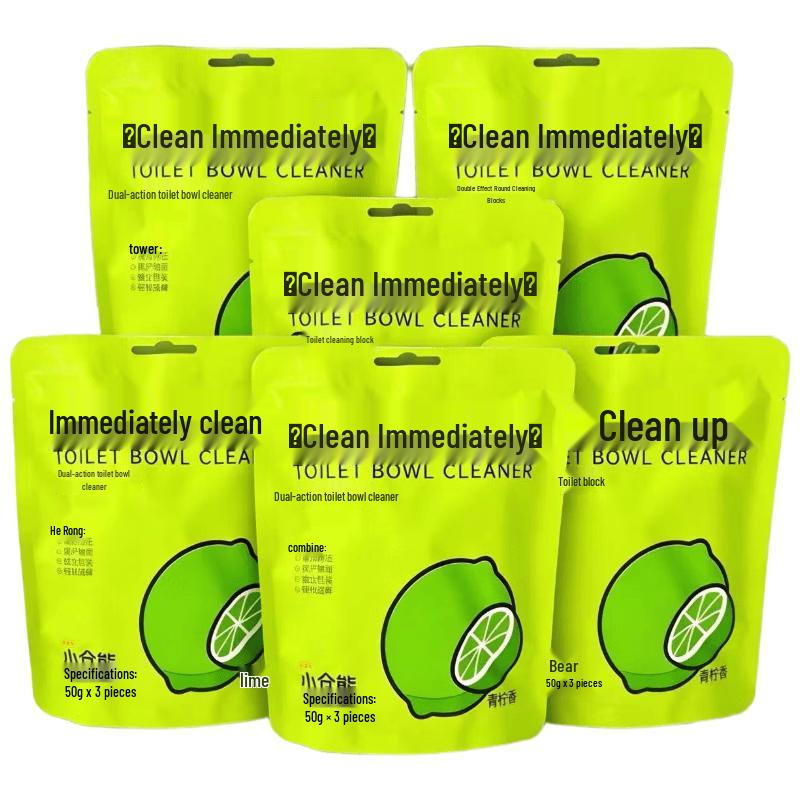 Little Bear Dual-Effect Toilet Cleaner Tablets 3 tablets * 6 bags