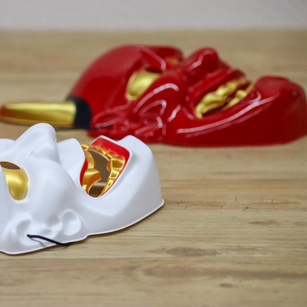 Castle Enterprises Hannya Mask Set of 16 Street and (Red) [Japanese Souvenirs, Festivals, Events, Children's Parties, Stalls, Fairs]