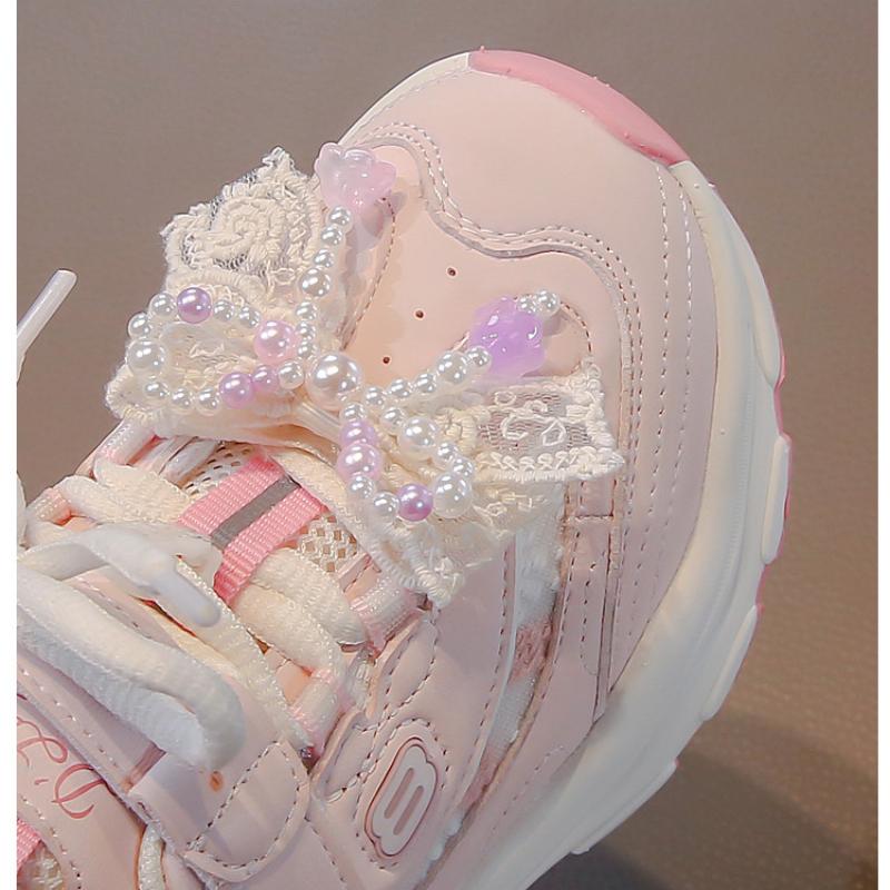 Spring New Lightweight and Comfortable Soft Sole Girls' All-match Non-slip Wear-resistant Sports Shoes