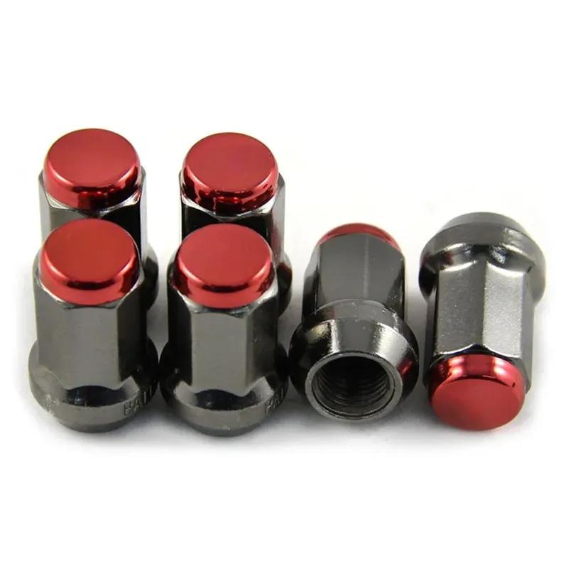 20pcs Car Wheel Rims Lug Bolts M12x1.25/1.5 Steel Anti Theft Universal Racing Wheel Nuts Fit for Nissan Toyota Mazda Auto Parts