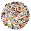 Bob's Burger Graffiti Stickers for DIY Luggage Laptop Skateboard Motorcycle Bicycle Stickers (10/50 Pcs/set)