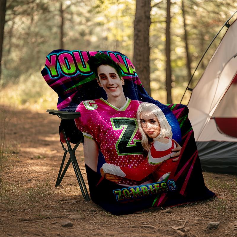 Customiz Name Personality Zombies Blanket Soft&Warm Office Bed Travel Lunch Break Blanket,Gift All Seasons