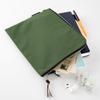 Hobonichi Techo HON (A5) Planner Cover, Tragen Flat Pouch (Green) Planner Accessories