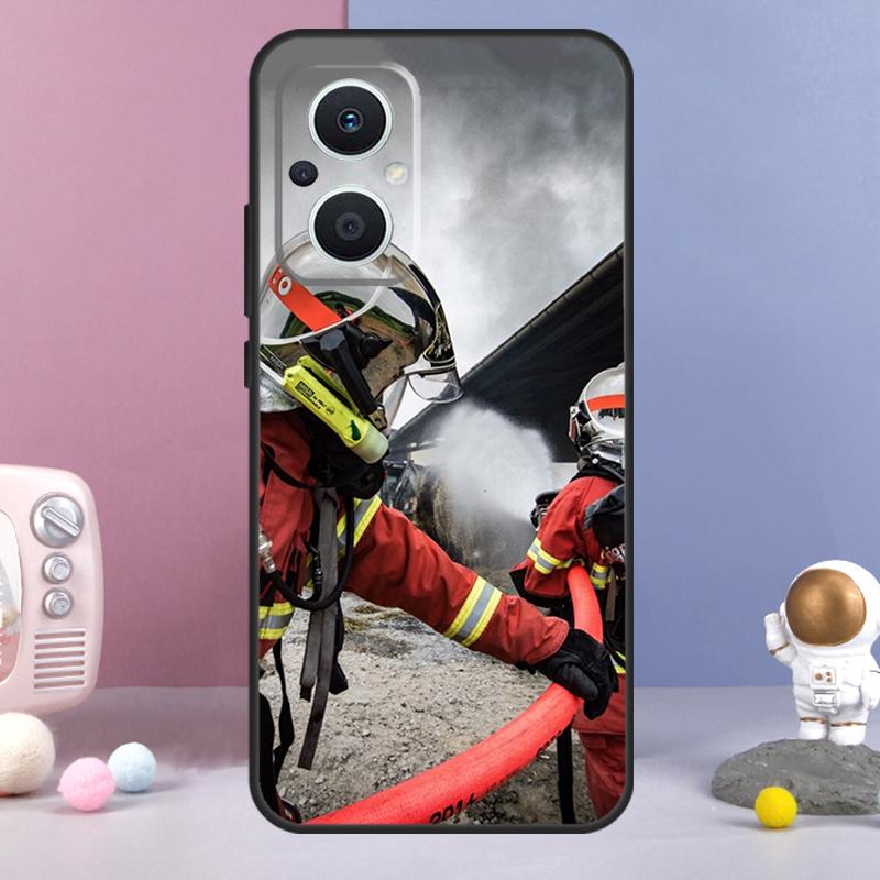 Fireman Firefighter Funda For OPPO Reno 13 F 11F 12F 14F 10 11 12 14 Pro 7 8 Lite OPPO Find X6 X5 X8 X9 Pro Case