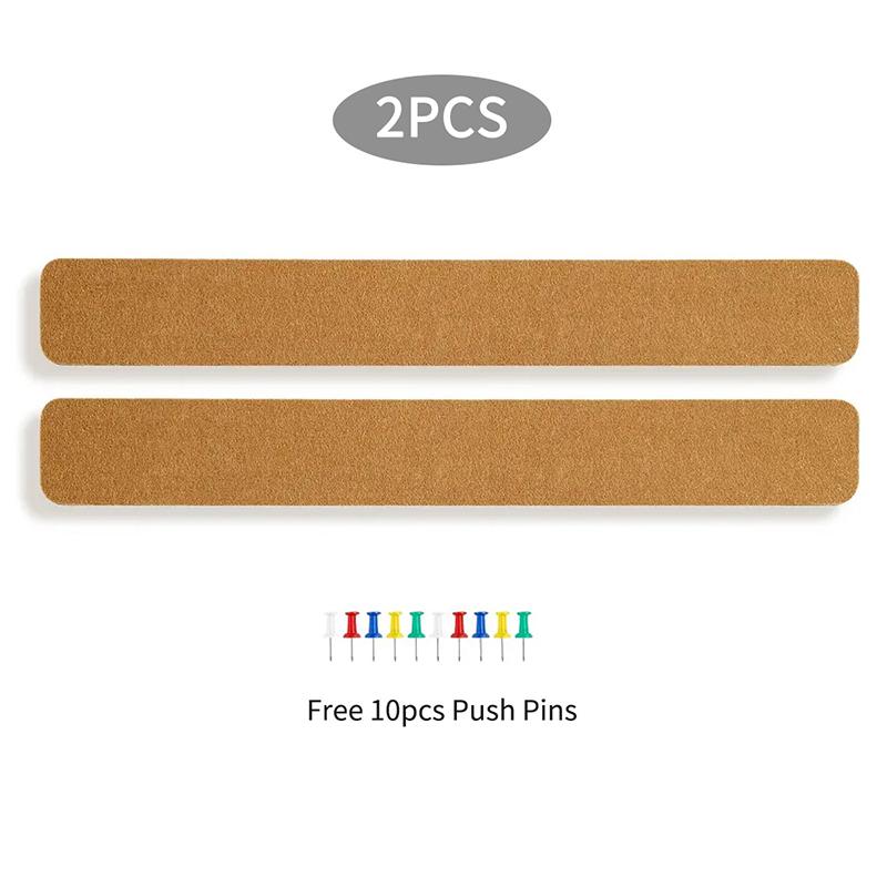 

2 шт./4 шт./8 шт./16 шт. Доска для сообщений Грифельная доска Объявление Полоса Сделай сам Пробка Войлок Школа Самоклеящееся Уведомление Длинная Пробковая Полоса Офис 2PC