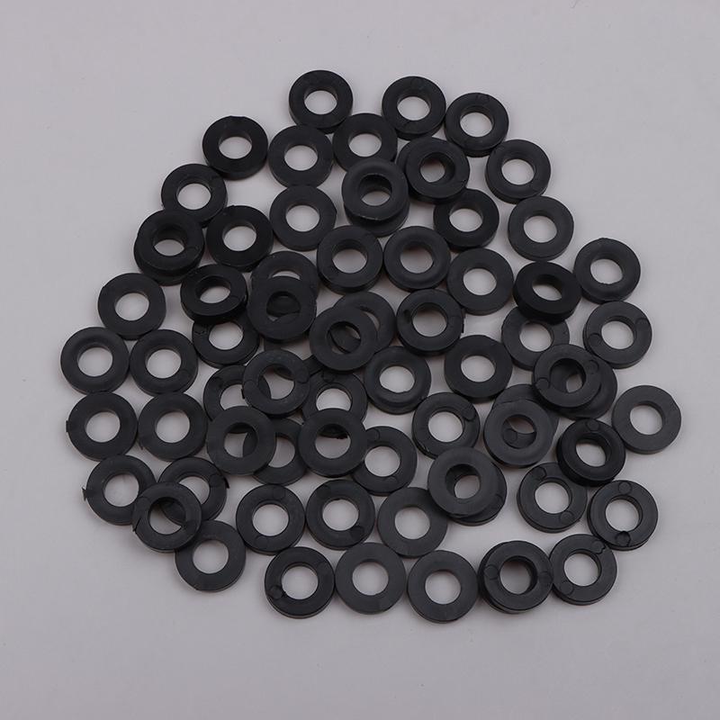 100 Pcs Nylon Washer For Drum Screw Drum Lug White Black Color Nylon Flat Wahser Thickness Heavy Product