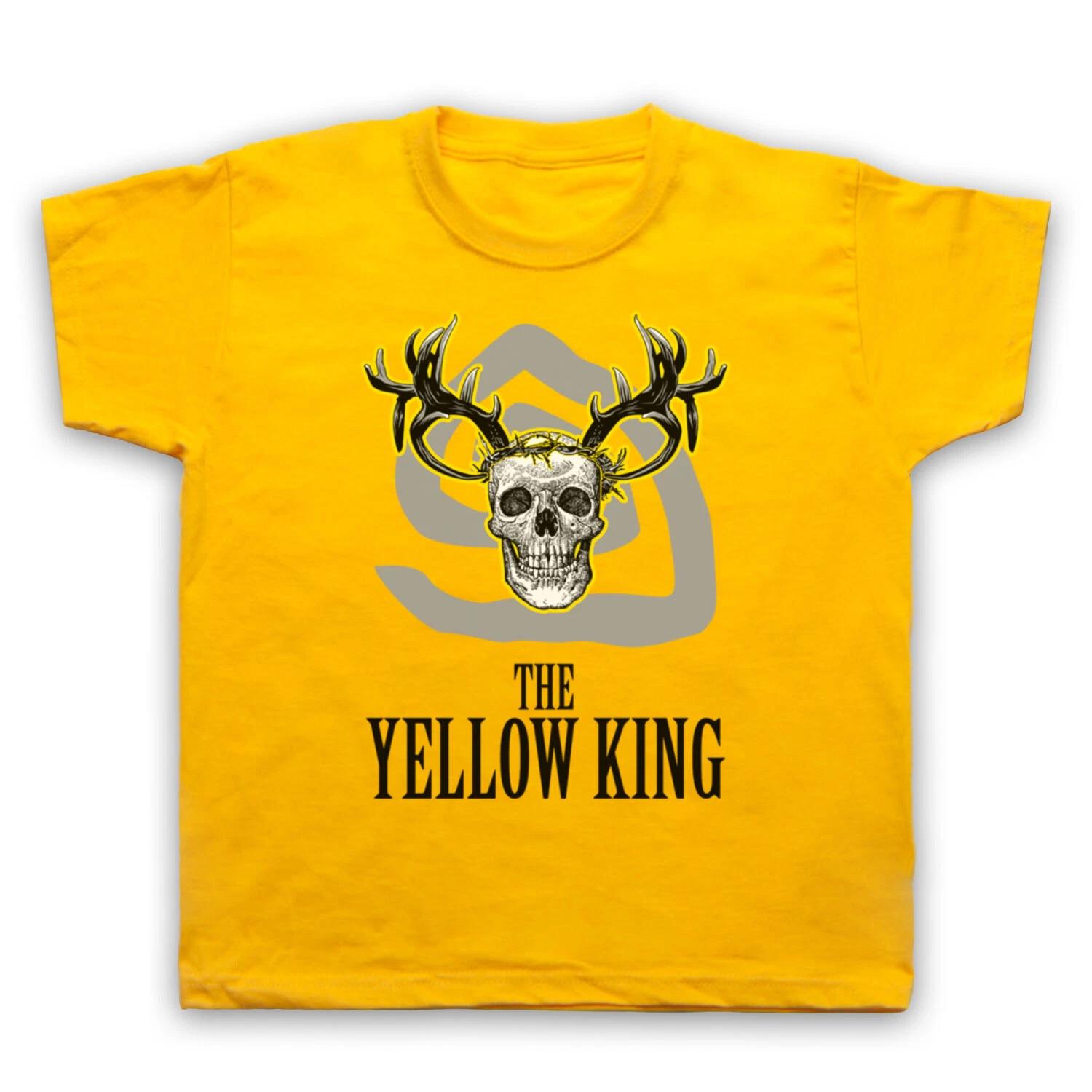 YELLOW KING UNOFFICIAL TRUE DETECTIVE CRIME TV SHOW KIDS CHILDS T-shirt 120