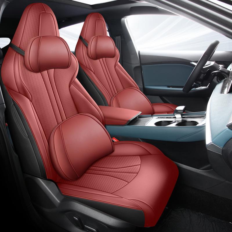 MG7 Full Wrap Leather Seat Cushion Cover - Universal for All Seasons