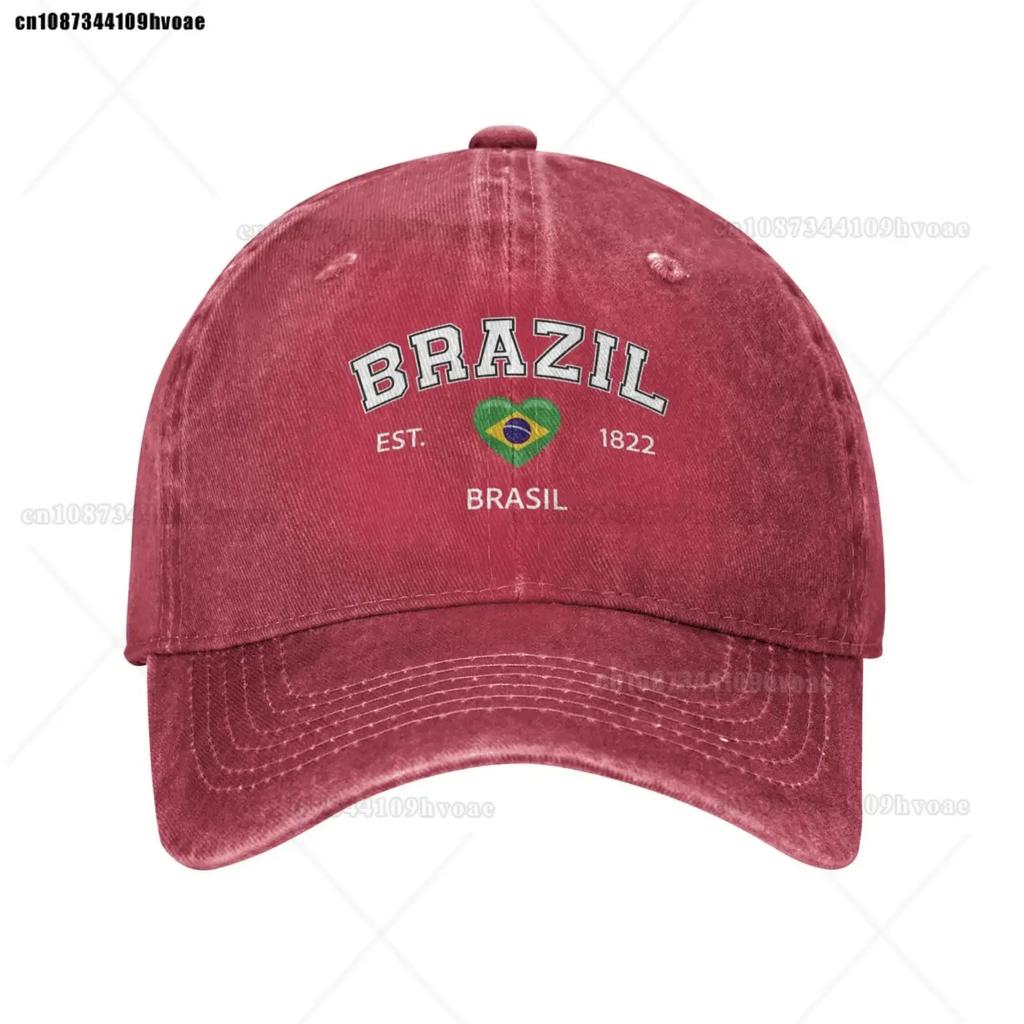 Fashion Flag Hats Brazil EST Baseball Cap Unisex Adjustable Summer Sport Caps Brasil Sandwich Caps Snapback Golf Hat