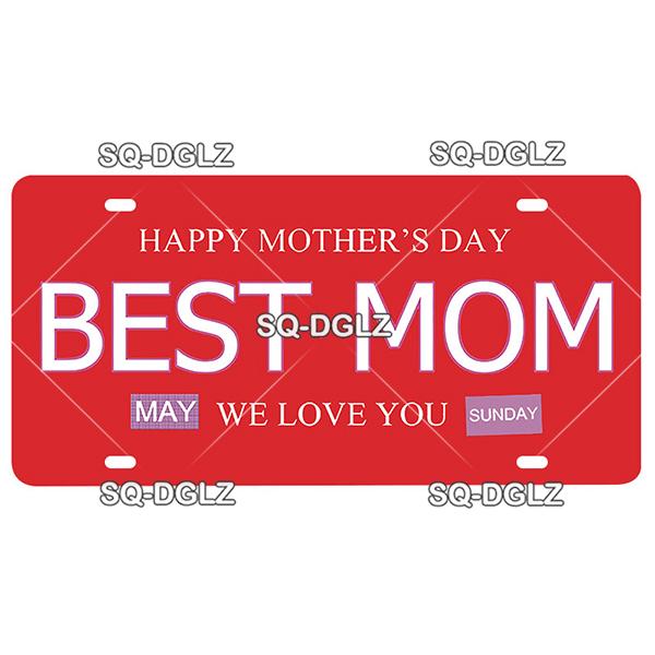 [SQ-DGLZ] Text Hope Love Home License Plate Tin Sign Store Bar Wall Decoration Metal Sign Home Decor Painting Plaques Art Poster