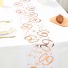 18 30 50 60 70th Birthday Table Runner Birthday Table Party Supplies Rose Gold Hot Stamping Mesh Table Runner Birthday Decor