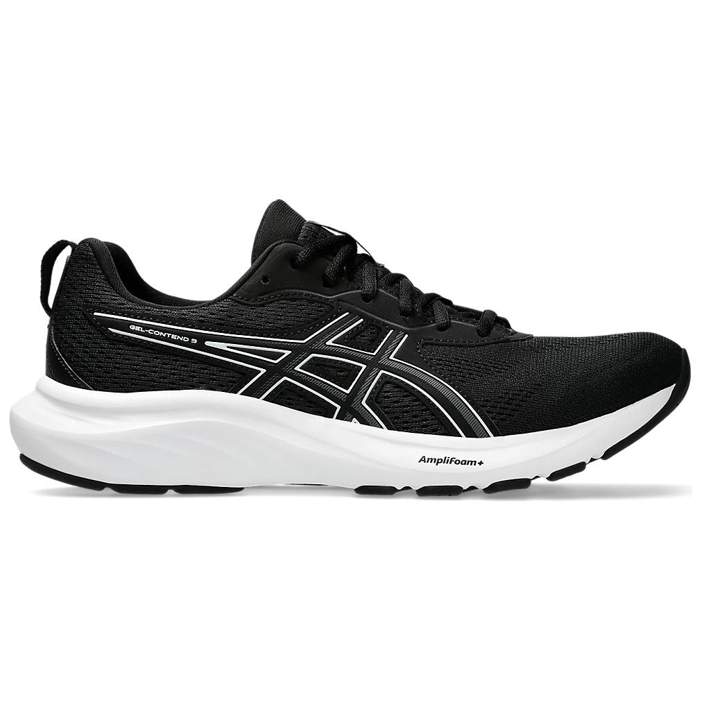 Asics Gel Contend 9 Extra Wide Black White Men Sneakers 1011B882-002