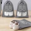 12PCS Shoe Bags, Large Thickened Non-woven Fabric Travel Shoe Bag, Dust-proof Drawstring Shoe Travel Bag for Packing/Home