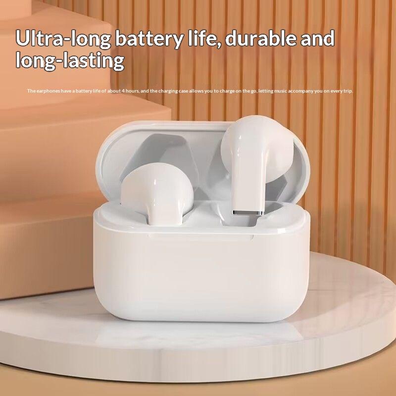 Semi-In-Ear Wireless Bluetooth Earbuds, Tws, Long Battery Life, High Sound Quality, Noise Cancellation