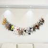 Bohemian Cotton Hanging Storage Chain With Metal Clips Plush Doll Organizer Wall Display Holder For Stuffed Animals