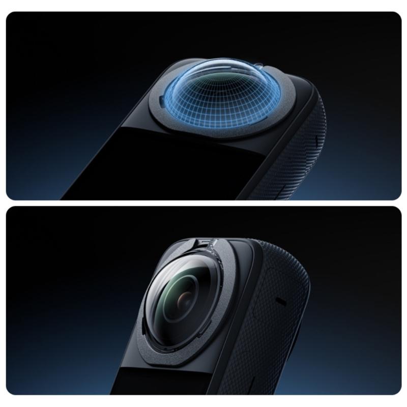 Protective Lens Cover Lens Shield Clear Imaging for 360 X3 Action Camera Easy to Remove Scratch Resistant Lens Protector