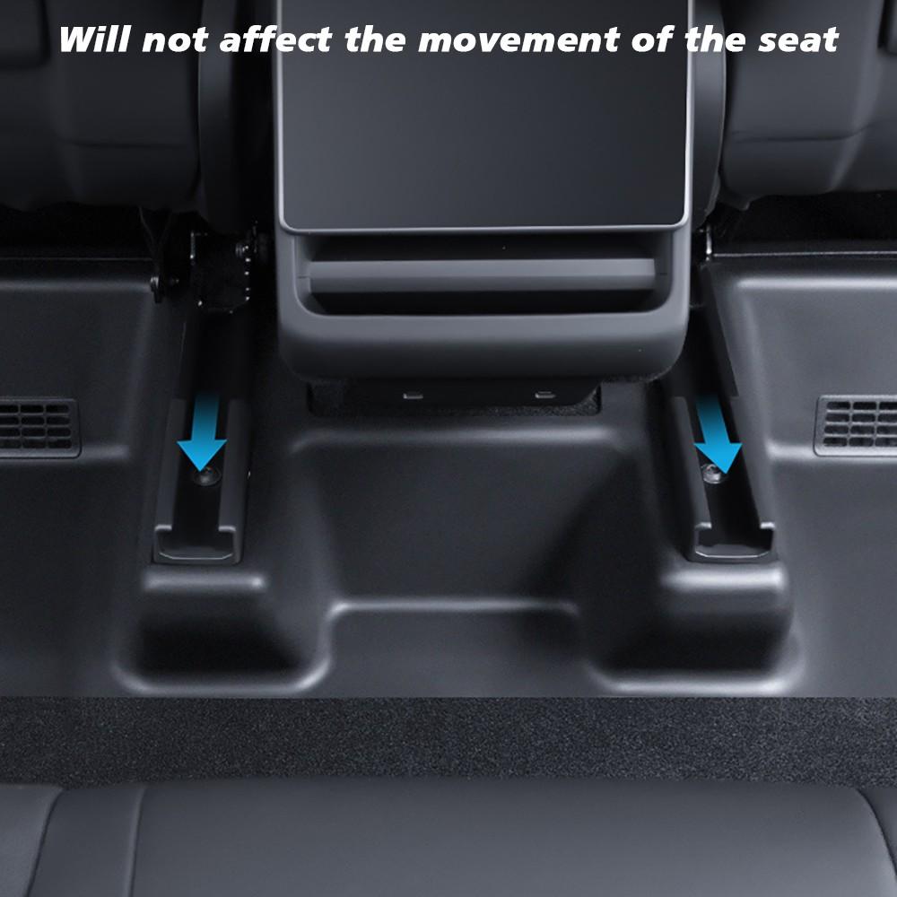 For Tesla New Model Y Juniper 2025 Launch TPE Underseat Protector Center Console Side and 2nd Row Kick Cover Air Vent